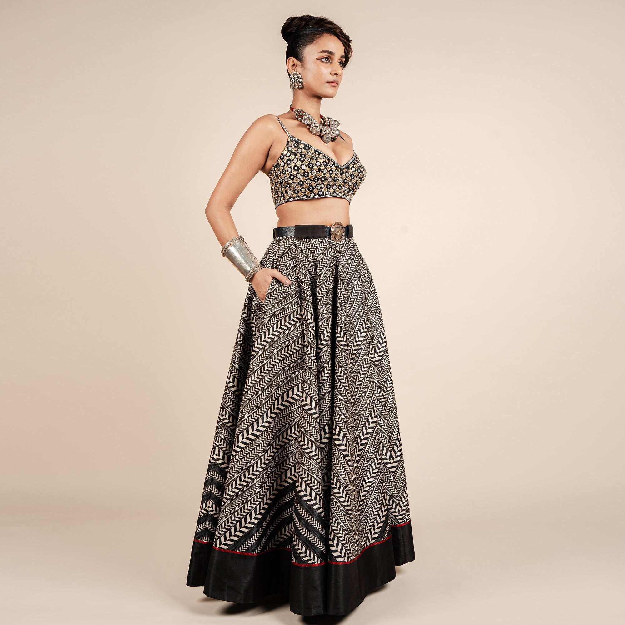 Chevron Skirt Set | CHAR