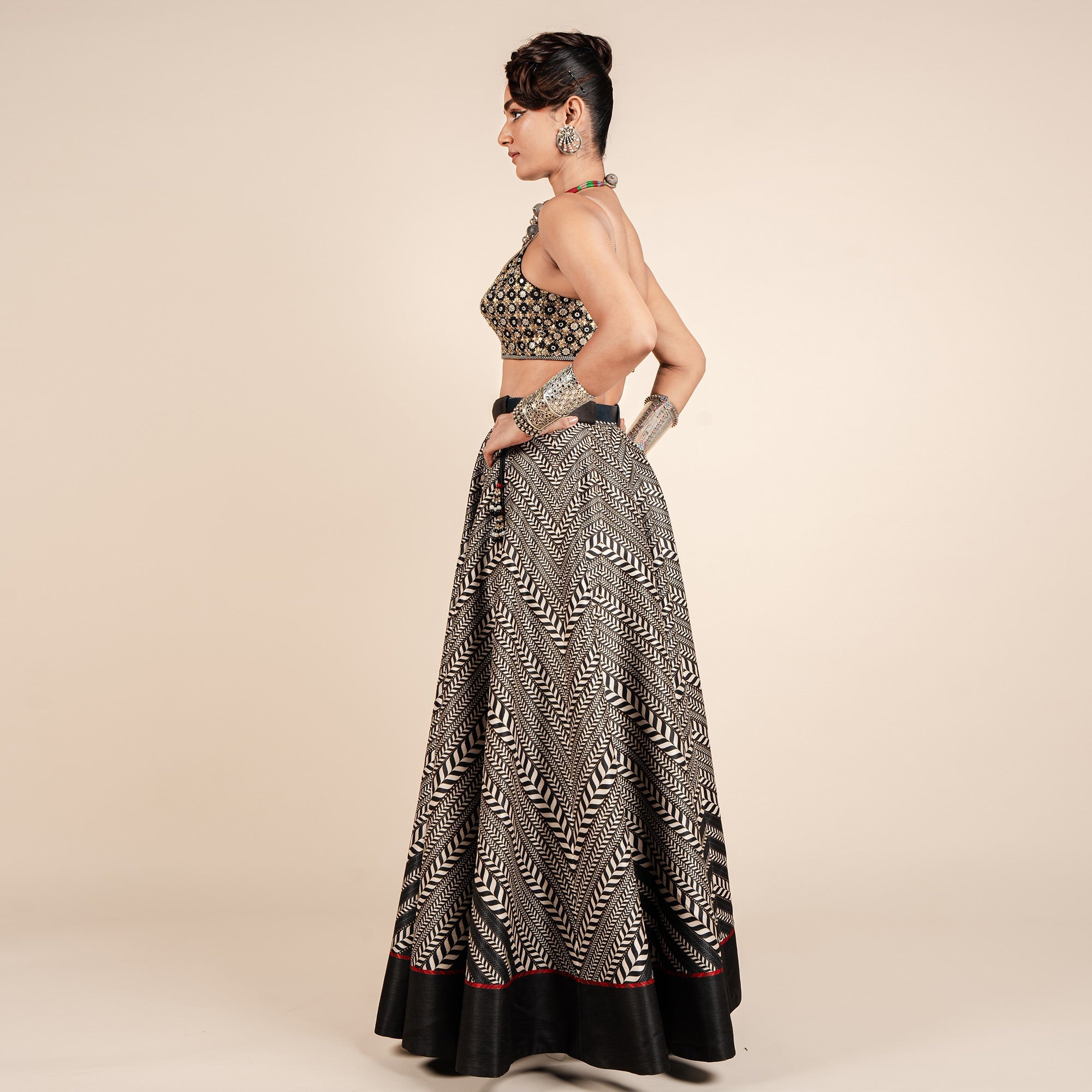 Chevron Skirt Set | CHAR