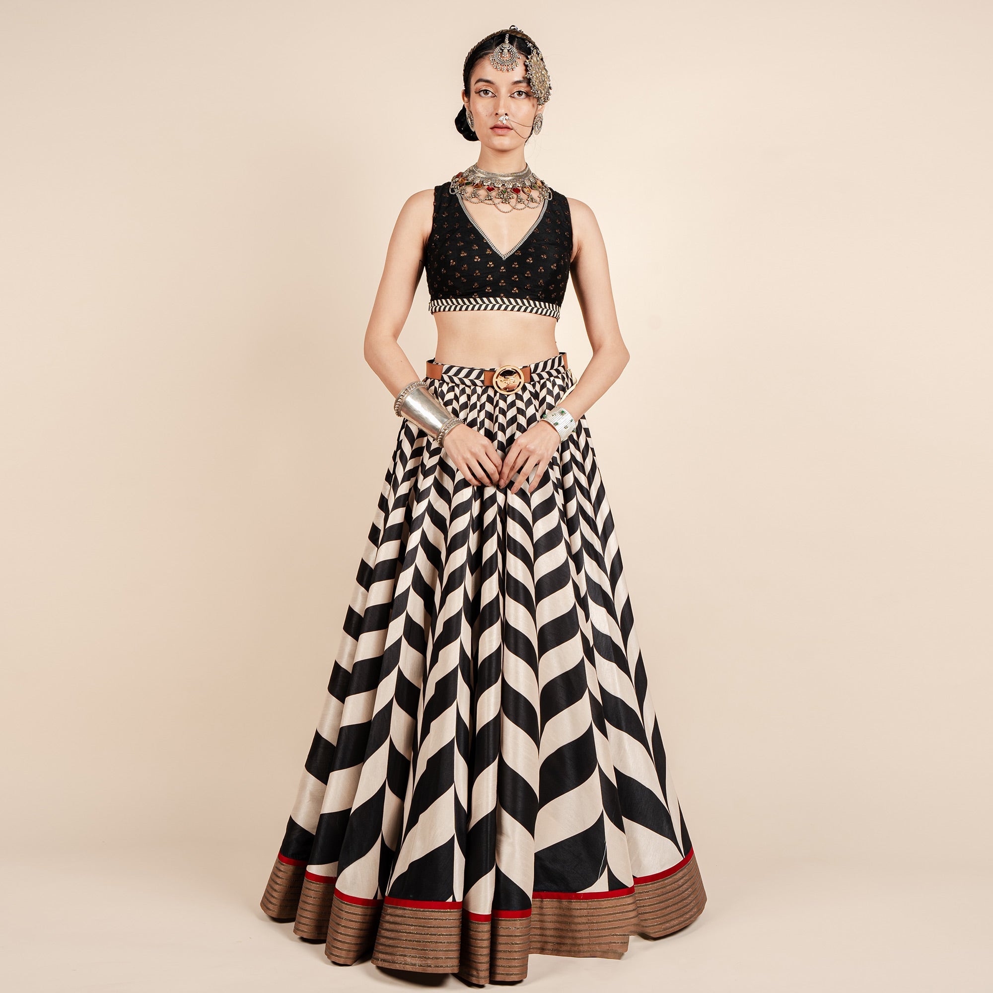 Chevron Skirt Set | CHAR