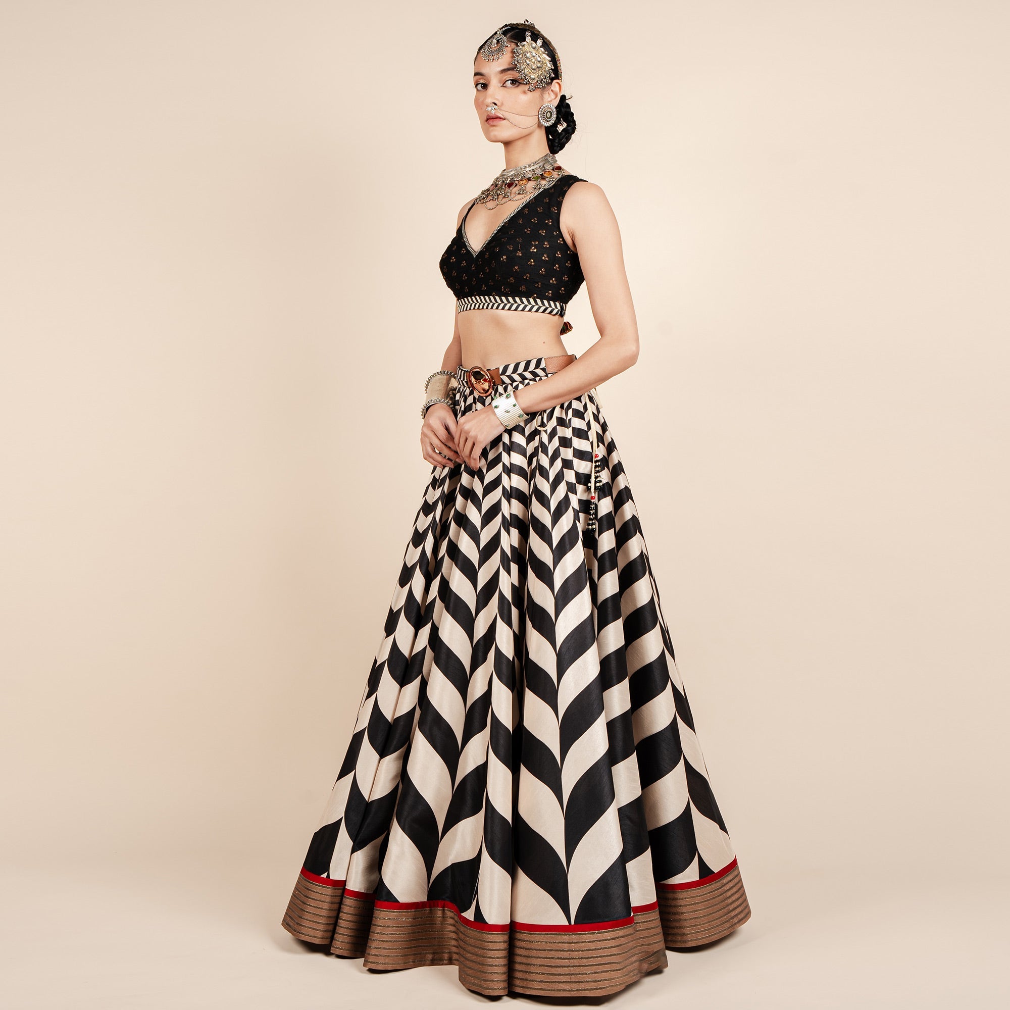 Chevron Skirt Set | CHAR