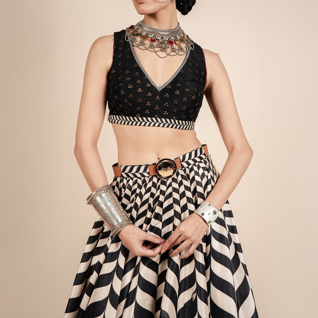 Chevron Skirt Set | CHAR