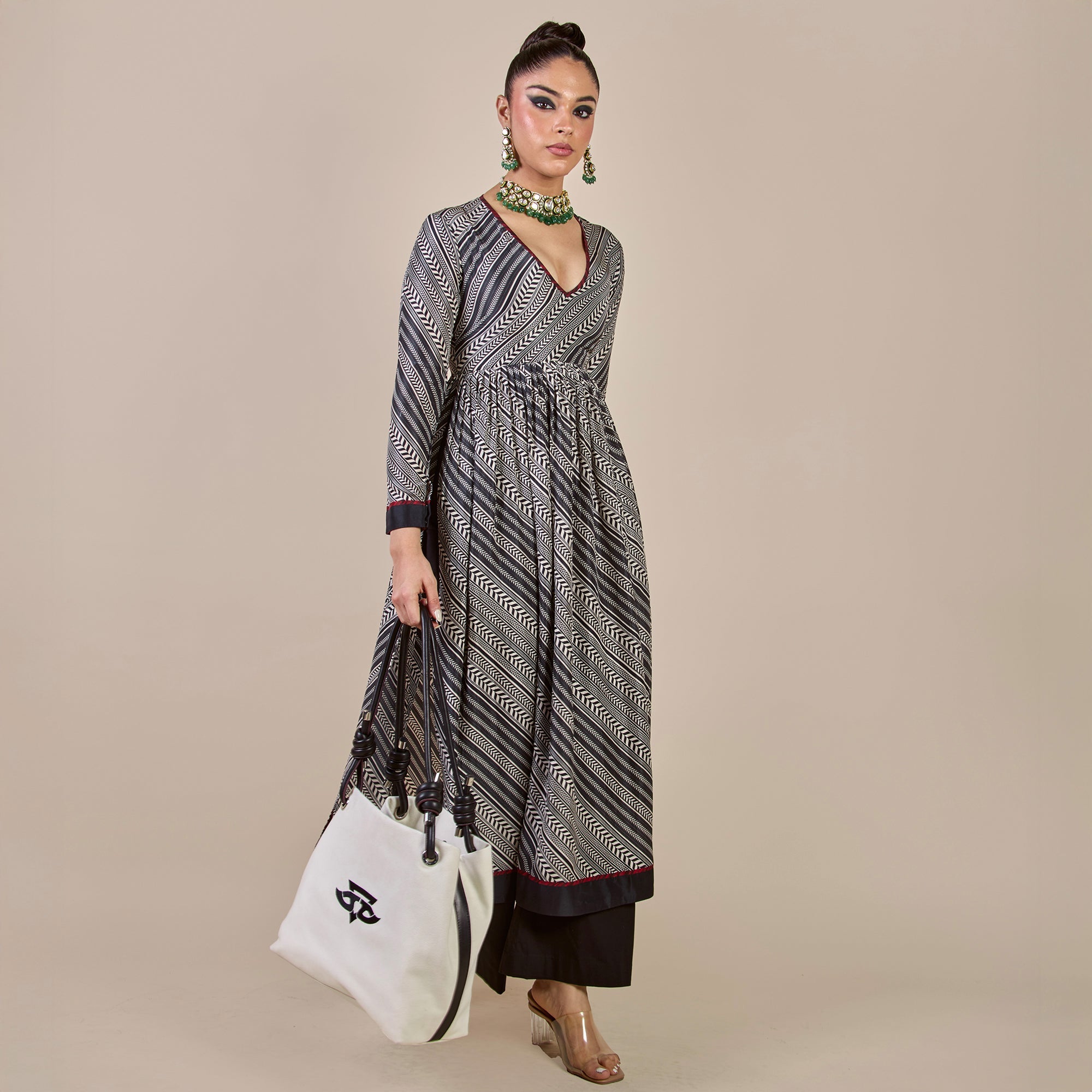 Chevron Striped Tunic | CHHĒ