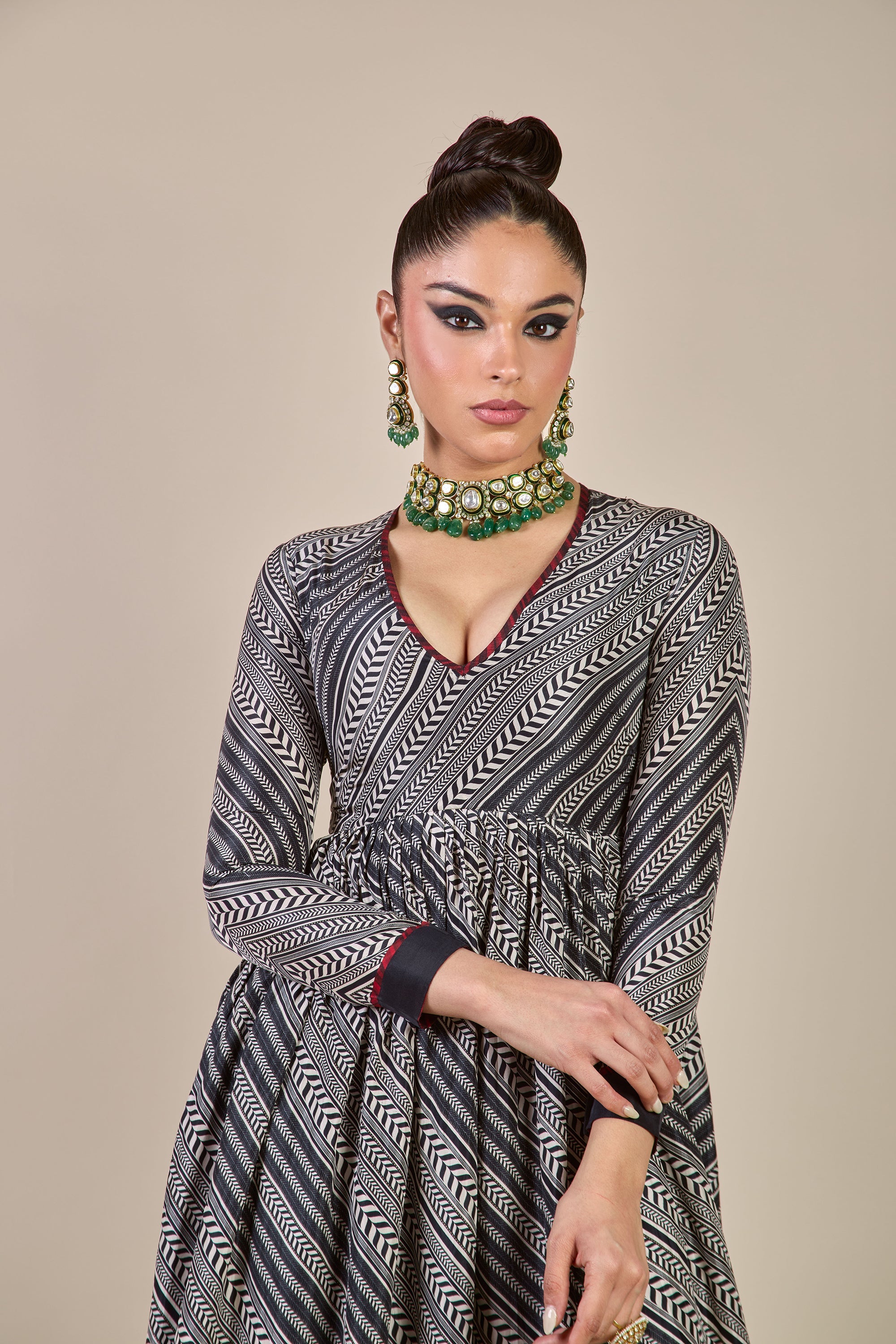 Chevron Striped Tunic | CHHĒ