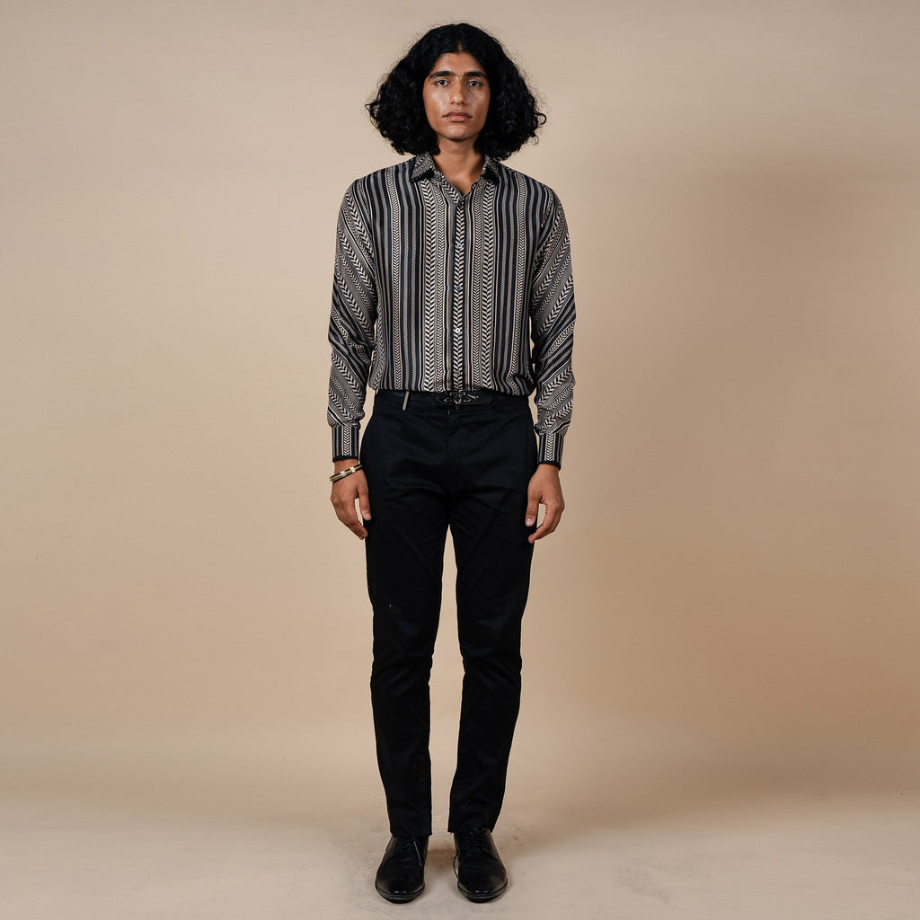 Chevron Stripes Shirt | PANJ