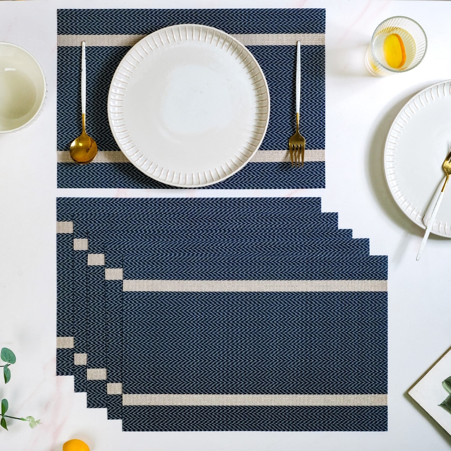 Chevron Table Mat Set Of 6