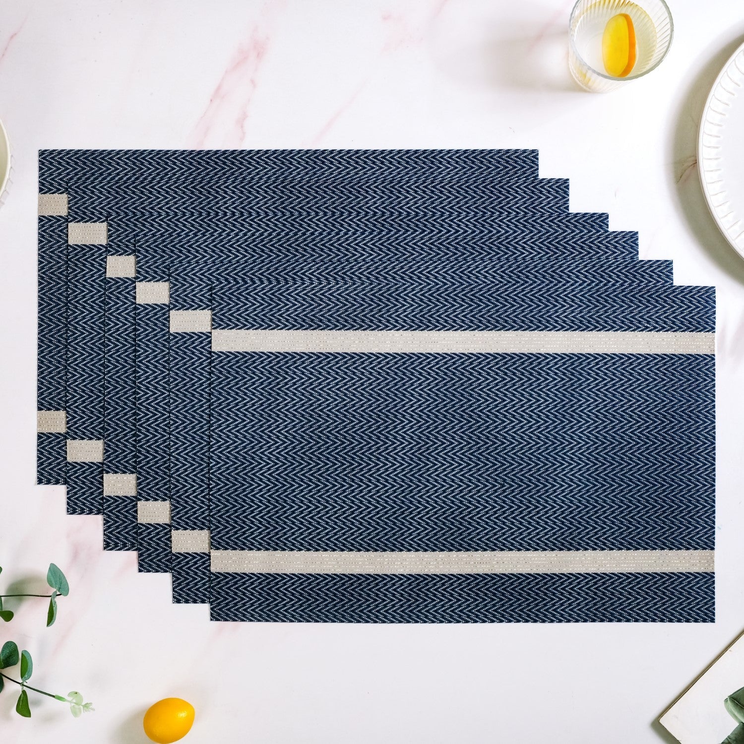 Chevron Table Mat Set Of 6