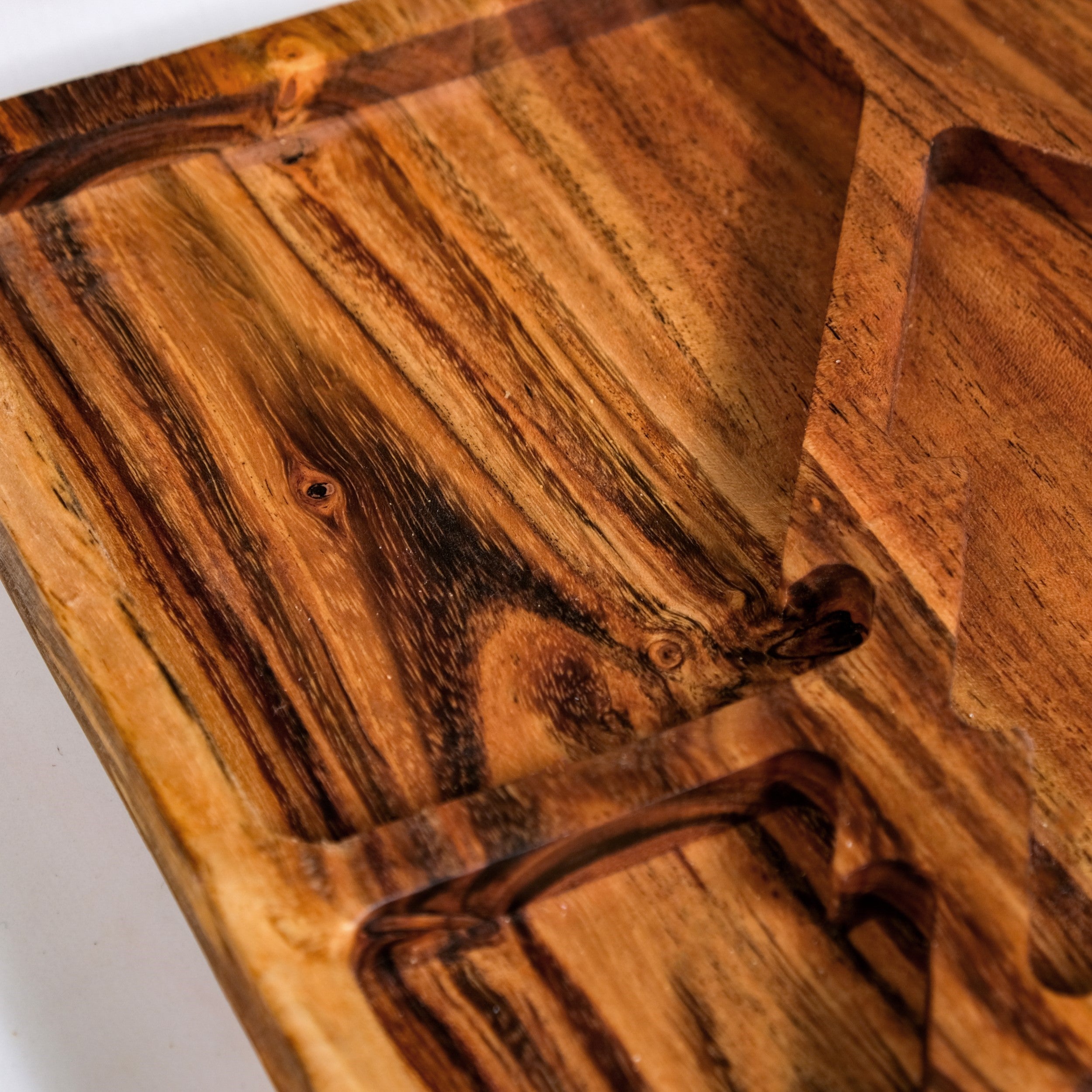 Christmas Tree Acacia Wood Serving Platter 30x30cm