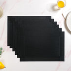 Classic Black Table Mat Set Of 6