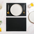 Classic Black Table Mat Set Of 6