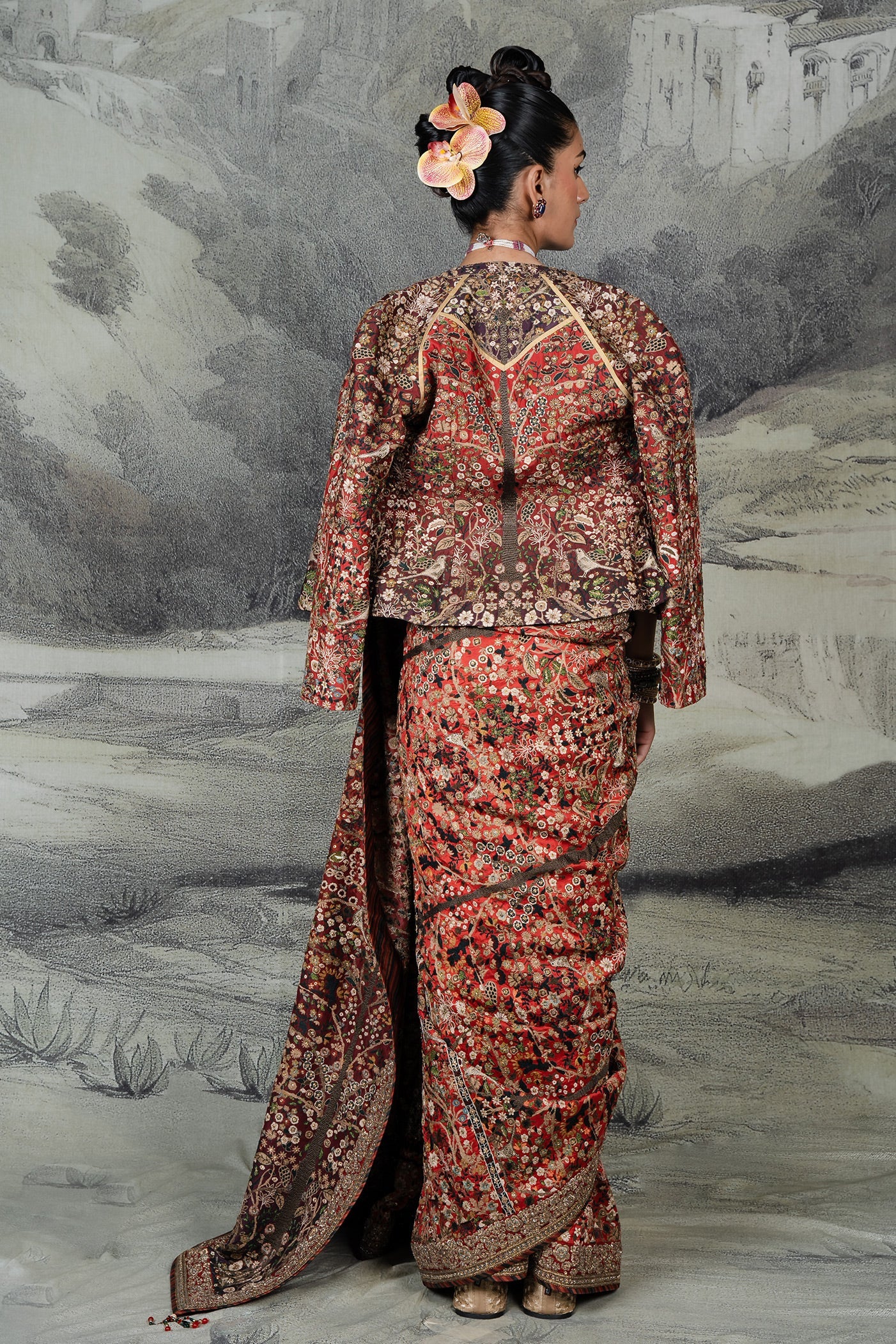 Classic Red Alika Jacket | BARODA