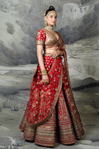Classic Red Lehenga Set | BARODA