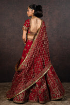 Classic Red Lehenga Set | MURAQQA