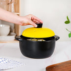 Limonelle Ceramic Cooking Casserole With Lid Flame Safe 2300ml