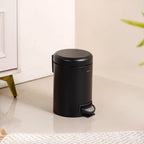 Clean Curve Dustbin With Removable Bucket Black 3000ml