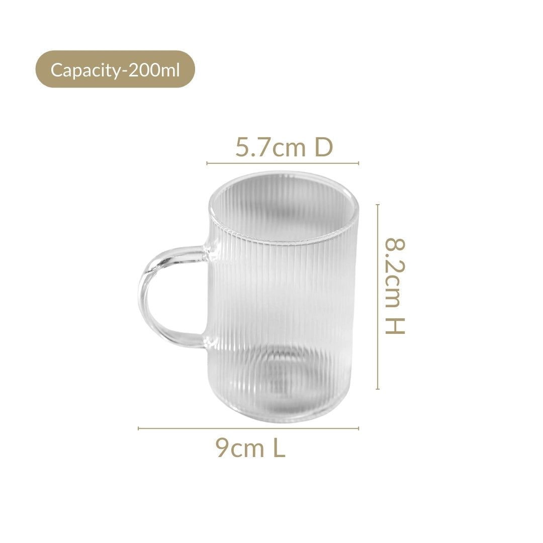Borosilicate Tea Cup Set of 12