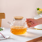 Clear Luxe Diamond Borosilicate Glass Jug 1000ml