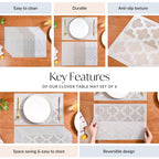Clover Table Mat Set Of 6
