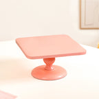 Colour Pop Square Riser Cake Stand Set Of 2 Peach Blue