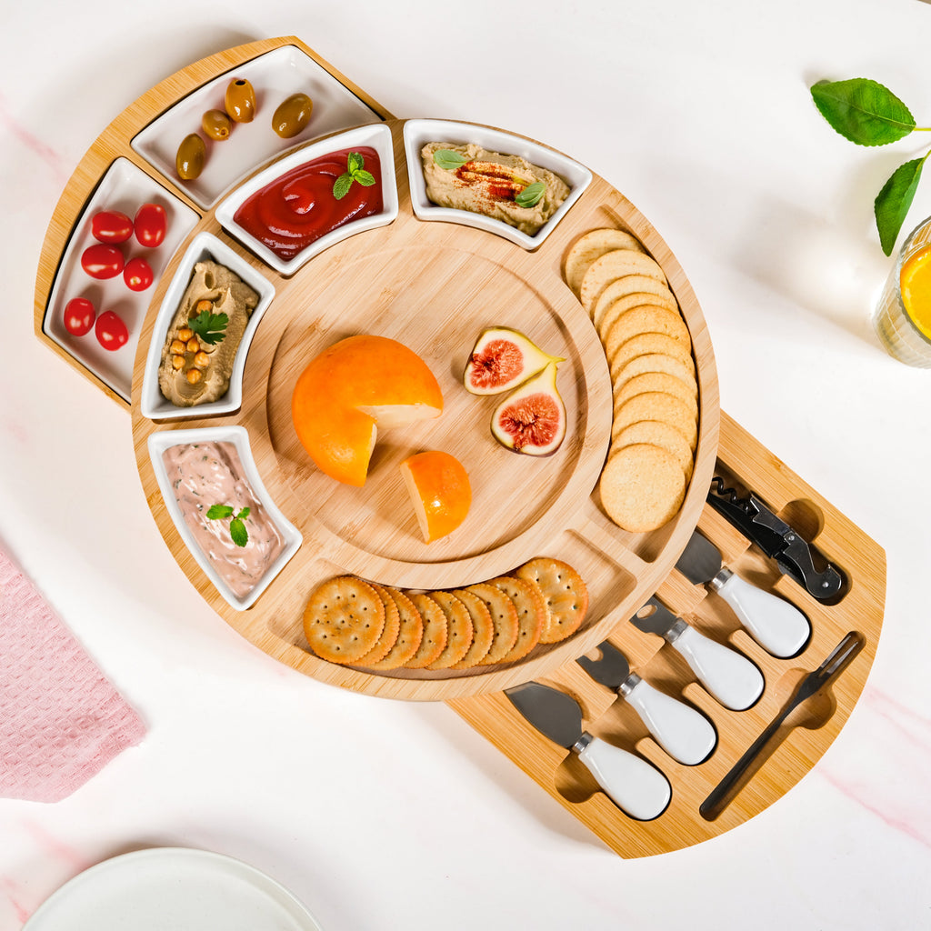 Complete Hosting Expandable Charcuterie Set Of 12