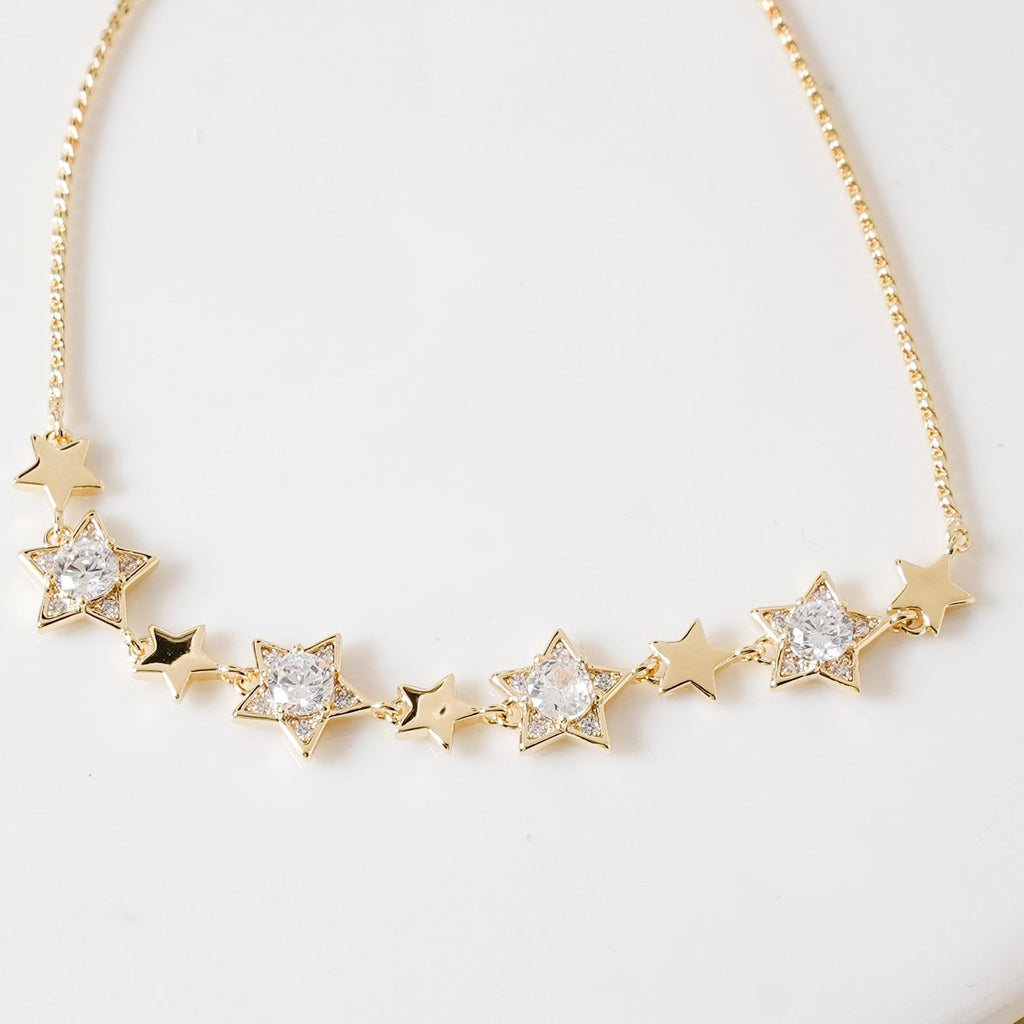Constellation Of Stars Gold Chain Bracelet