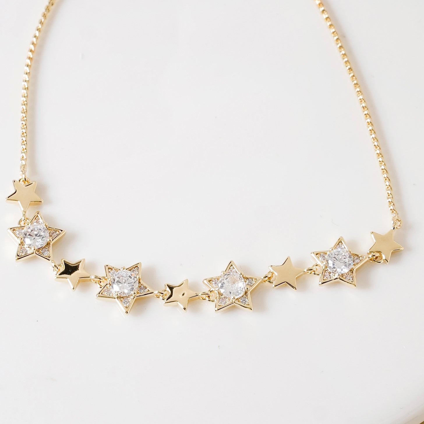 Constellation Of Stars Gold Chain Bracelet