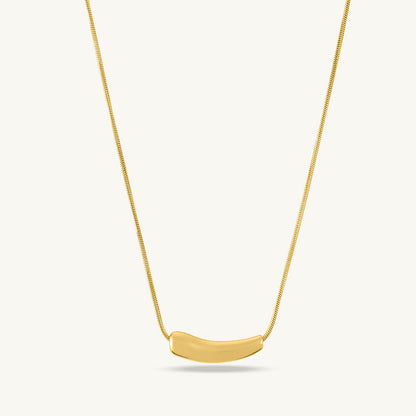 Egg Plant Pendant Necklace