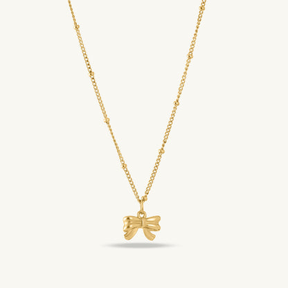 Solitary Spark Bracelet & Ribbon Pendant Necklace Jewellery Set