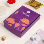 Coral Charm Rakhi Lumba Gift Set