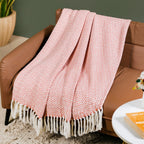 Coral Weave Pure Cotton Throw