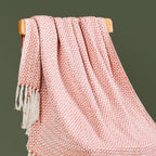 Coral Weave Pure Cotton Throw