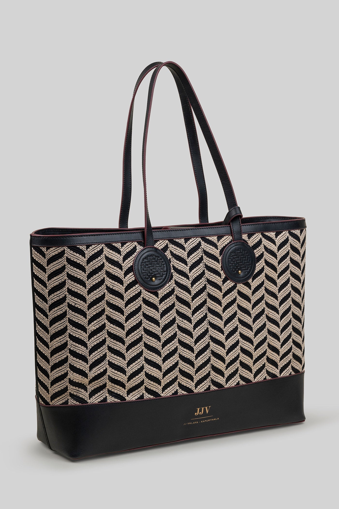 Cord Appliqué Che Tote Bag | Black