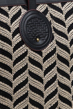 Cord Appliqué Che Tote Bag | Black