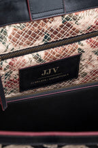 Cord Appliqué Che Tote Bag | Black