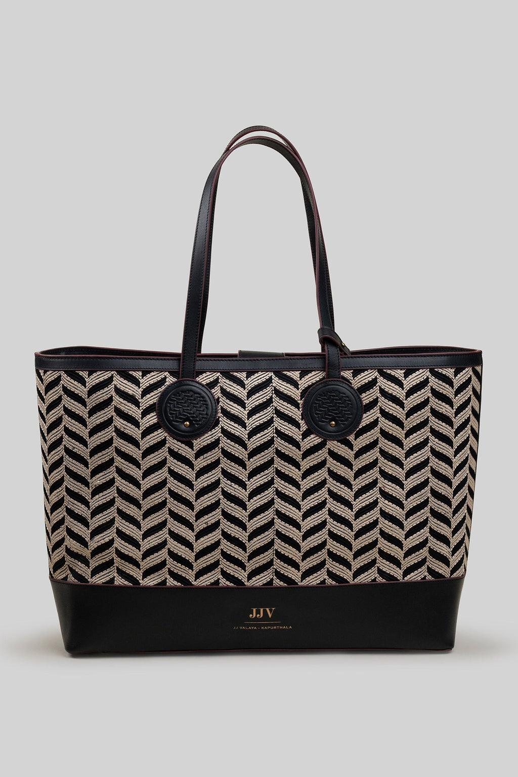 Cord Appliqué Che Tote Bag | Black