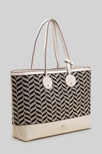 Cord Appliqué Che Tote Bag | Ivory