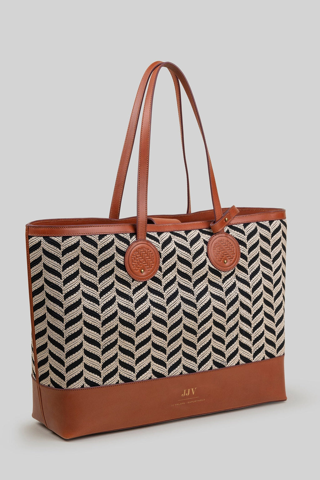 Cord Appliqué Che Tote Bag | Tan