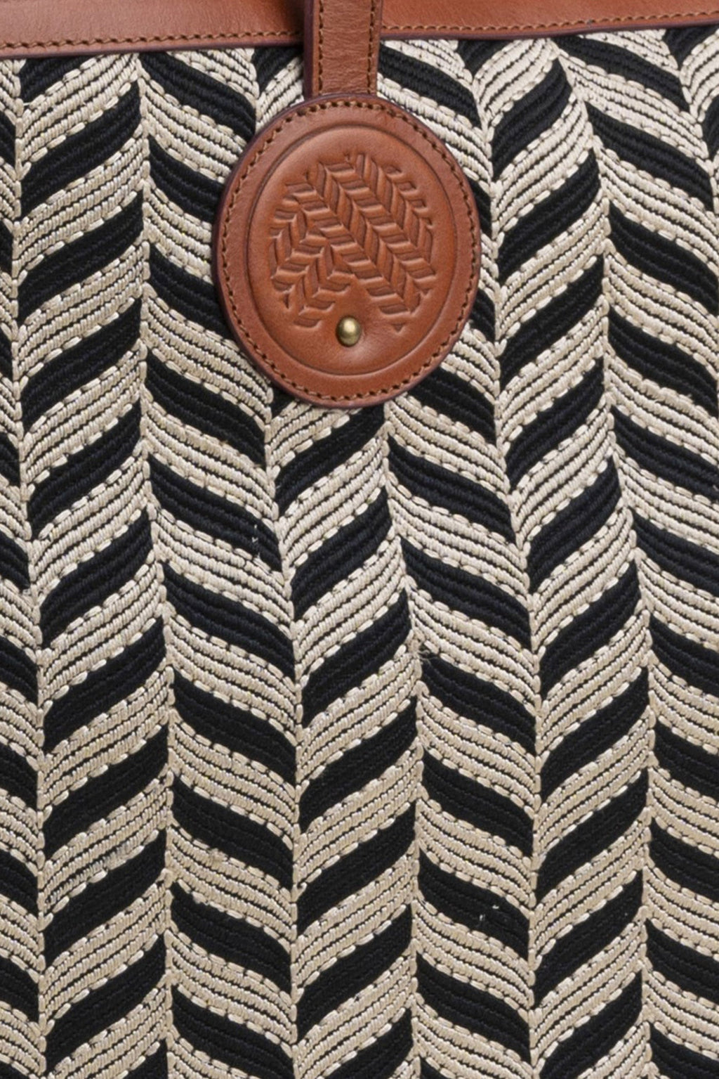 Cord Appliqué Che Tote Bag | Tan