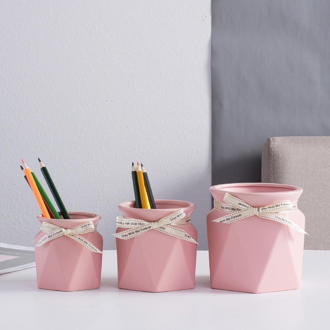 Corner Flower Vase Large