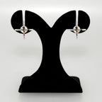 Cosmic Harmony Elliptical Drop Earrings