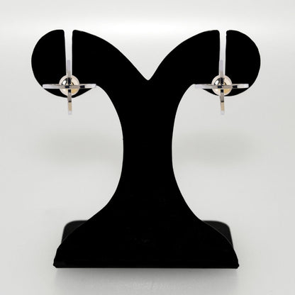 Cosmic Harmony Elliptical Drop Earrings