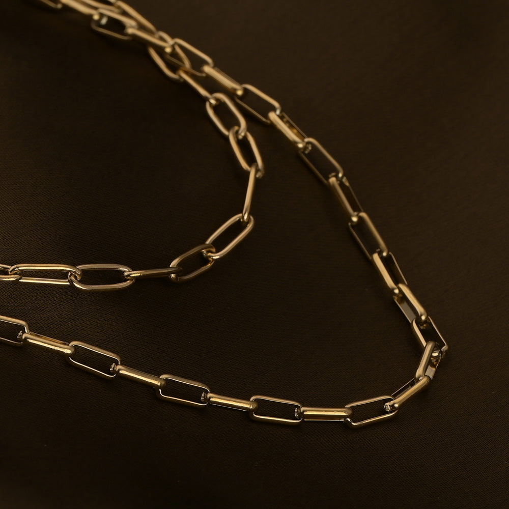 Cosmic Chain Two Layered Necklace