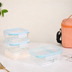 Checkered Thermal Lunch Bag Lunch Box Set Orange