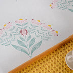 Daisy Florals King Sized Pure Cotton Bedding Set 180 TC Ultra Soft 275x275 cm