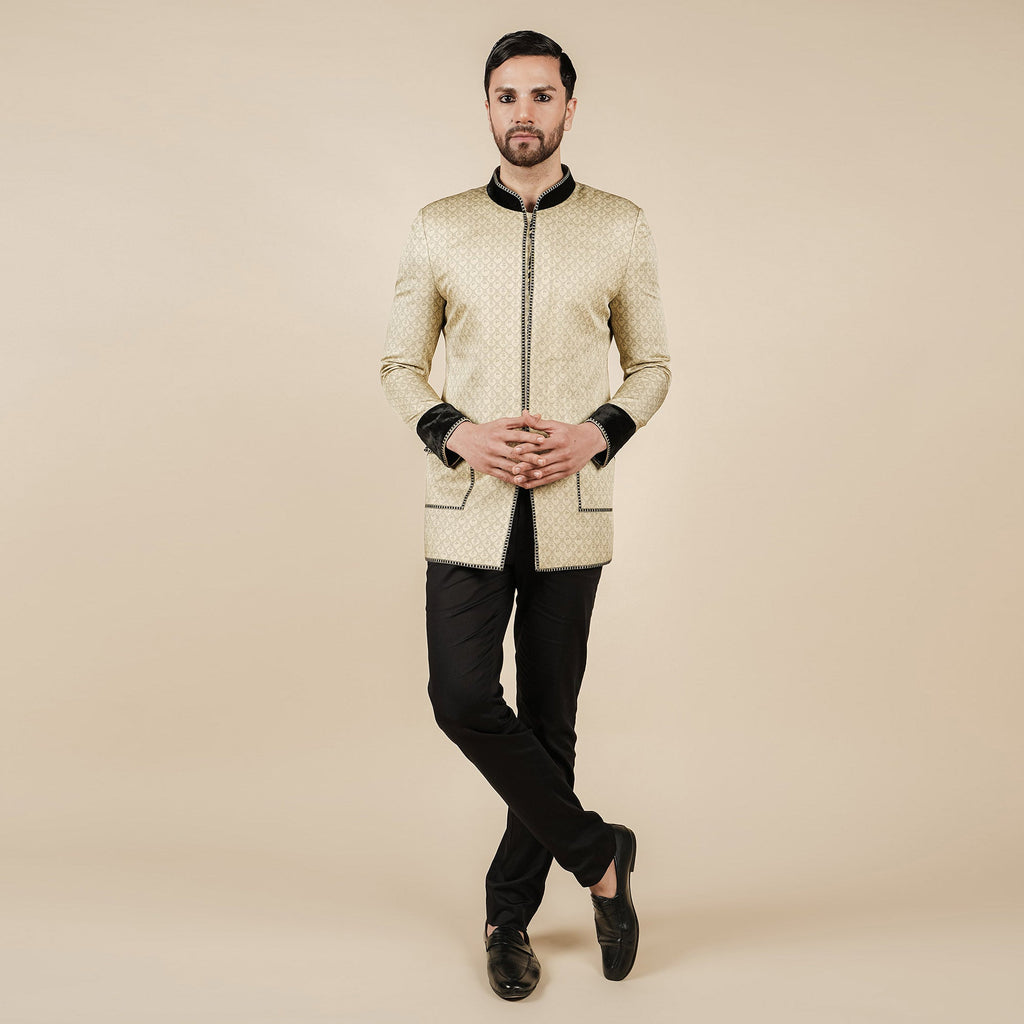 Crème Ivory Bandhgala | CHAR