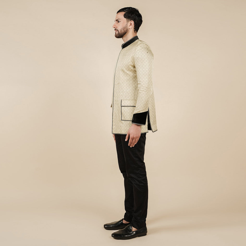 Crème Ivory Bandhgala | CHAR