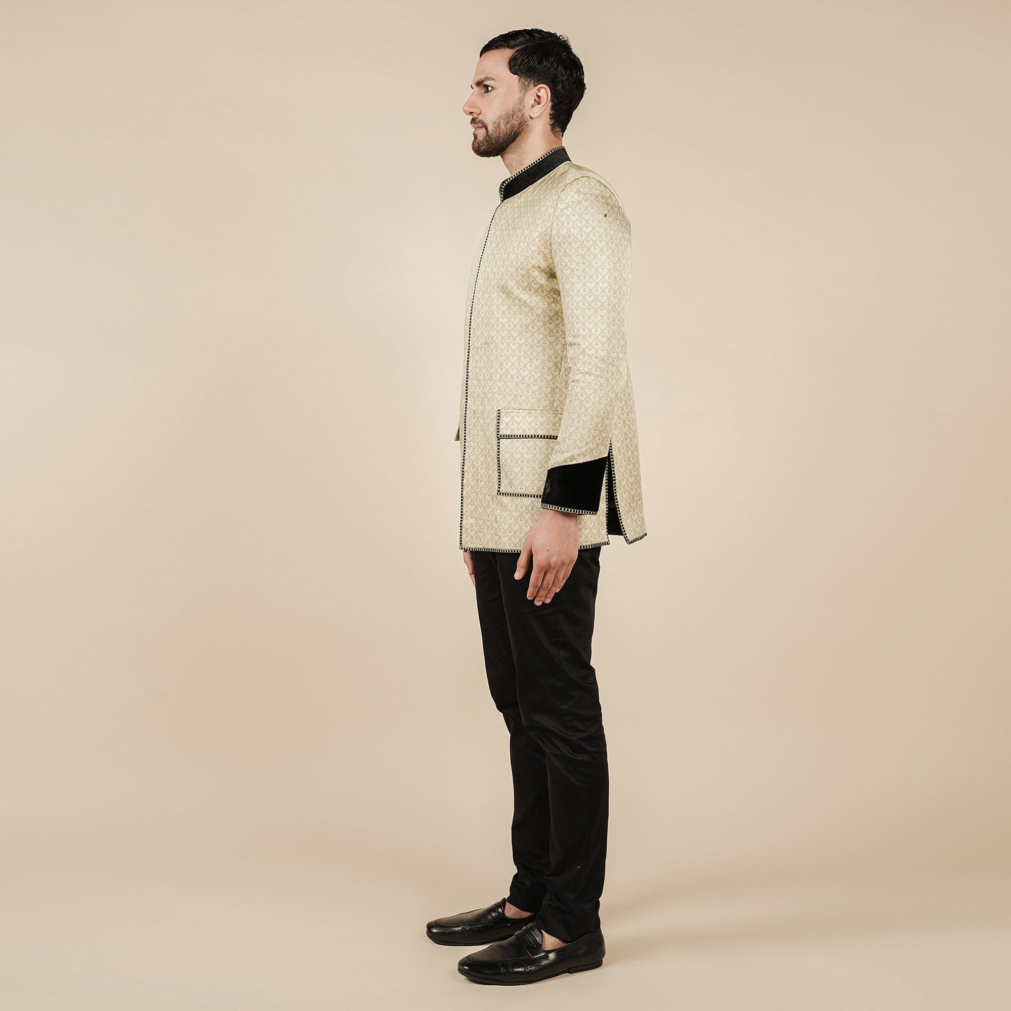 Crème Ivory Bandhgala | CHAR