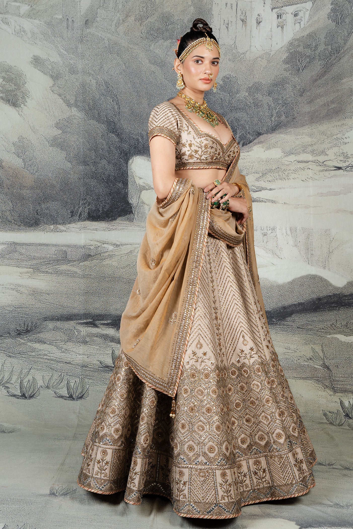 Crème Ivory Lehenga Set | BARODA