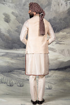Crème Ivory Nehru Jacket Set | BARODA