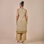 Crème Ivory - Olive Yellow Tunic Set | CHHĒ