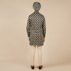 Crème Ivory Printed Kurta | CHAR